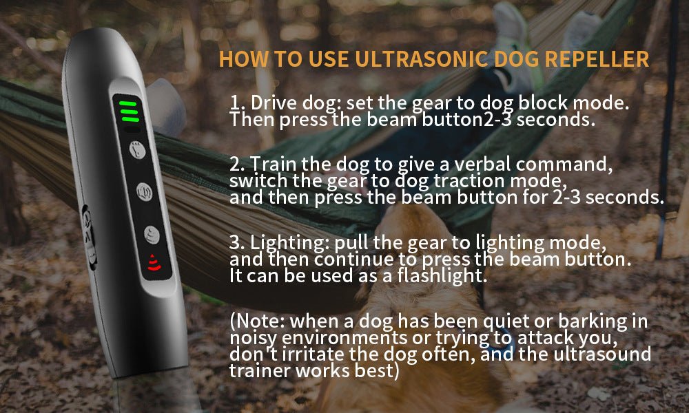How to use Ultrasonic Dog Repeller