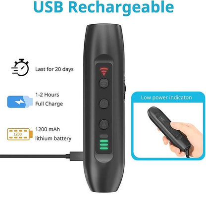 USB Rechargeable and battery power 