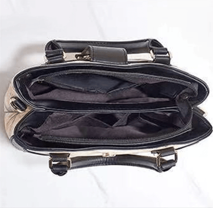 Urban Minimalist Women's Handbag Set – Elegant Chain Accent Shoulder Bag - More4LessLB