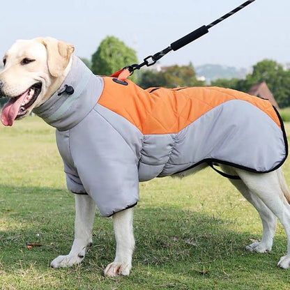 New Winter Dog Coat Waterproof Pet Clothes For Medum Large Dogs Warm Thicken Dog Vest Custome Labrador Jacket - More4LessLB
