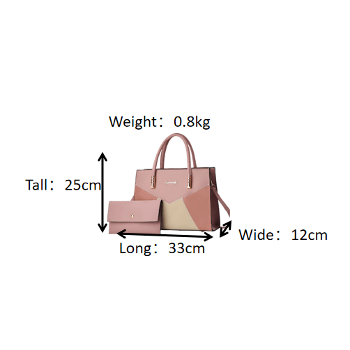 2 - in - 1 Elegant Women's Large Capacity Tote Bag – Stylish Everyday Shoulder Handbag - More4LessLB