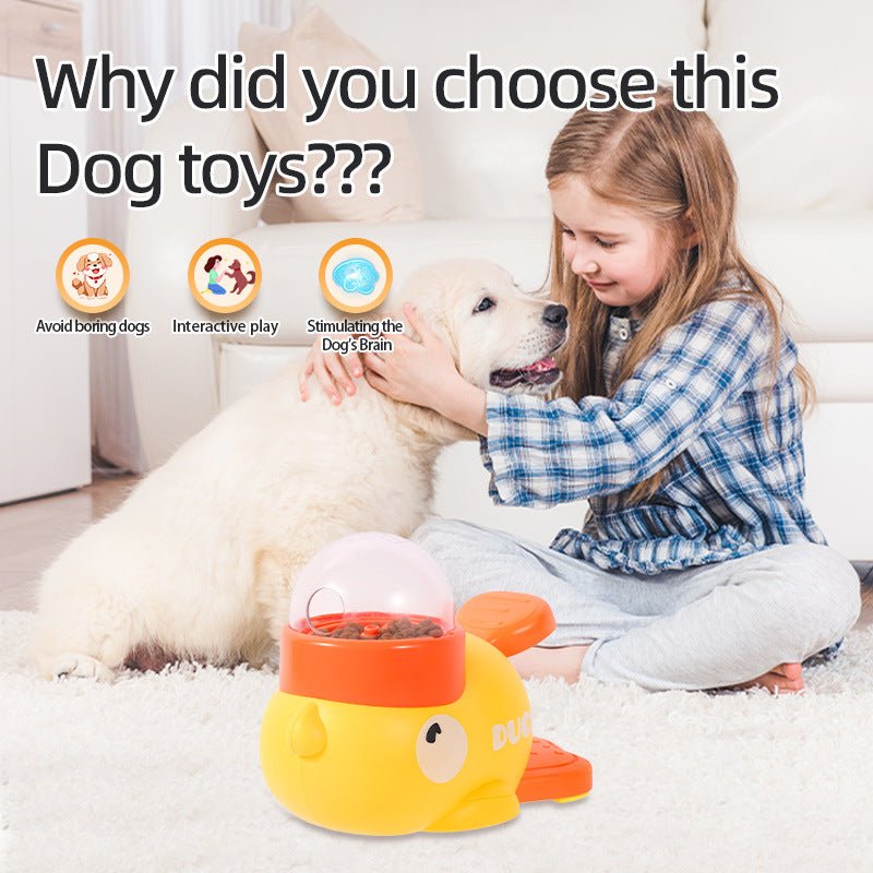 Interactive Dog Puzzle Feeder – Training & Slow Feeding Duck Toy - More4LessLB