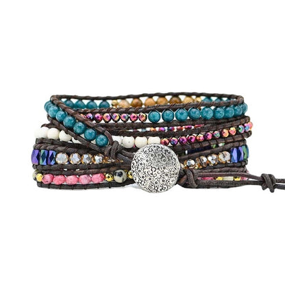 Ethnic Style Love Accessories Mixed Stone Bracelet