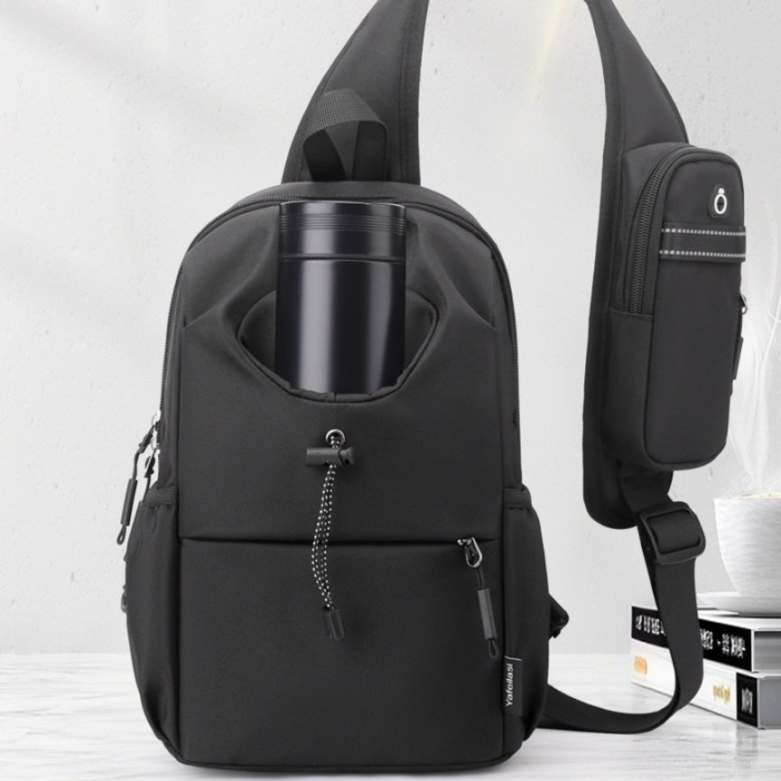 Men's Oxford Cloth Splash - proof Shoulder Crossbody Chest Bag - More4LessLB