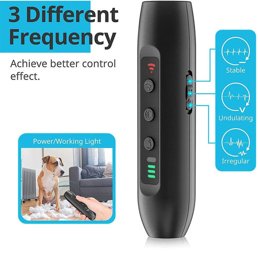 Dog Repeller 3 different frequency
Repeller showing 3 vibration emission modes