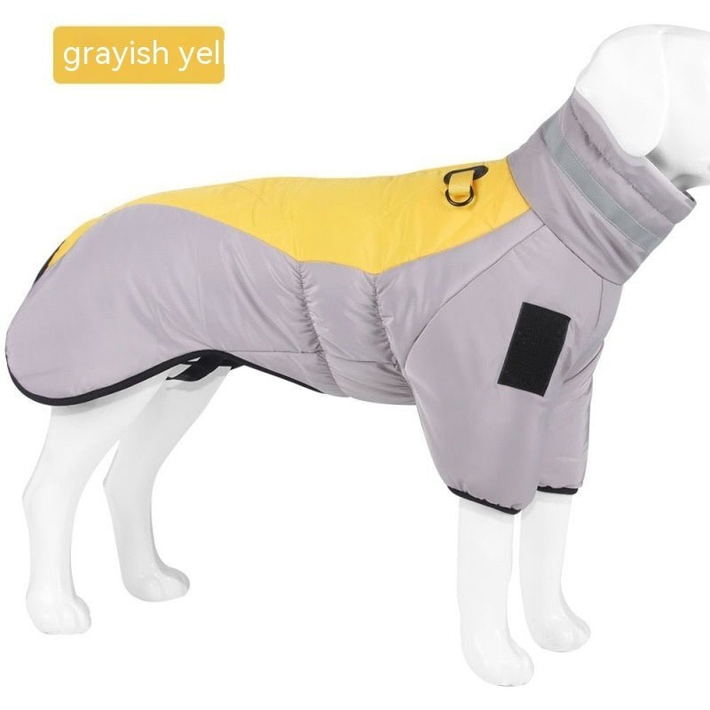New Winter Dog Coat Waterproof Pet Clothes For Medum Large Dogs Warm Thicken Dog Vest Custome Labrador Jacket - More4LessLB