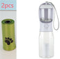 3 - in - 1 Portable Pet Water Bottle – Feeder & Poop Bag Dispenser - More4LessLB