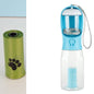 Portable Cat Dog Water Bottle Food Feeder Drinker Poop Dispenser 3 In 1 Leak - proof Multifunctional Dog Water Bottle Pet Products - More4LessLB