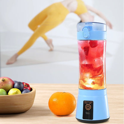 Portable USB Rechargeable Blender – Personal Smoothie & Juice Maker (380ml) - More4LessLB