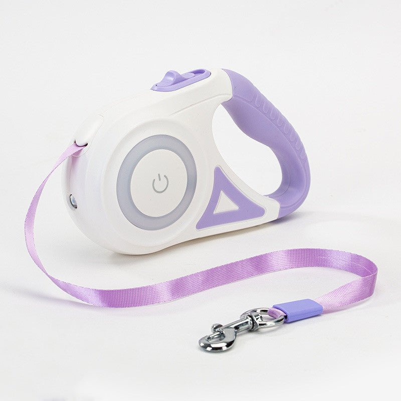 Dog Leash Retractable Leash & Dog Collar Spotlight – Automatic Traction Rope for Small & Medium Dogs | Pet Supplies - More4LessLB