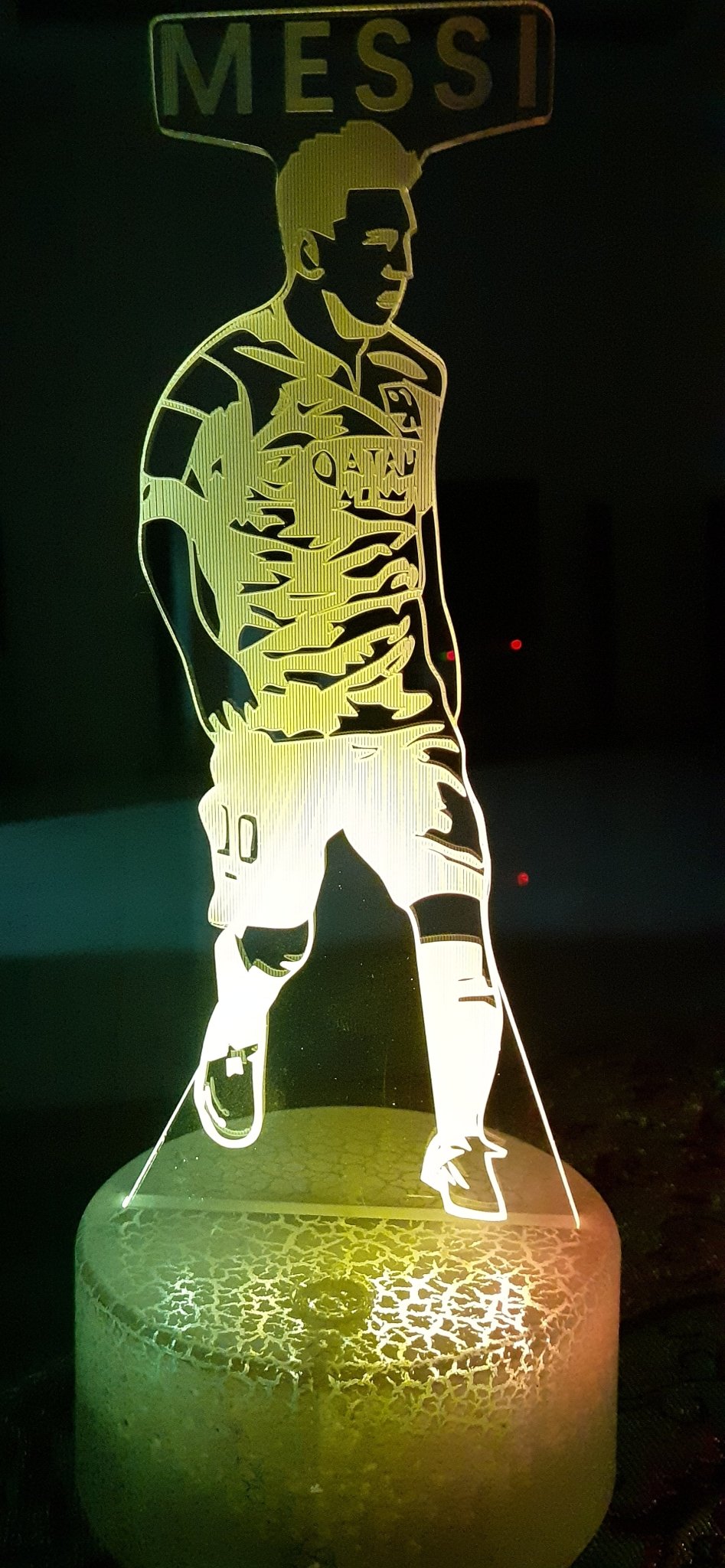 Lionel Messi LED night lamp with remote control