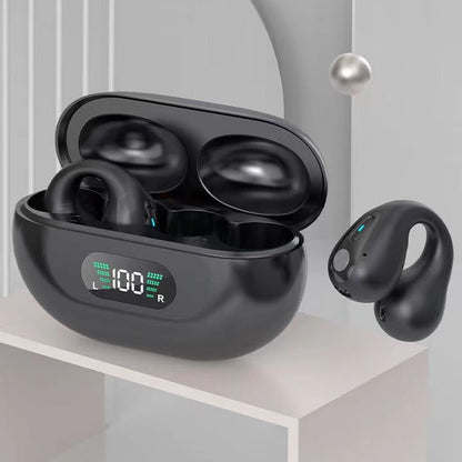Bone Conduction Headphones TWS Earbuds Ear Clip Bluetooth 5.3 Touch Wireless Earphone In - Ear Bass HIFI Sports Headset - More4LessLB