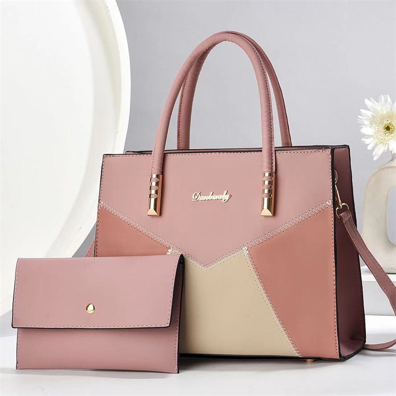 2 - in - 1 Elegant Women's Large Capacity Tote Bag – Stylish Everyday Shoulder Handbag - More4LessLB