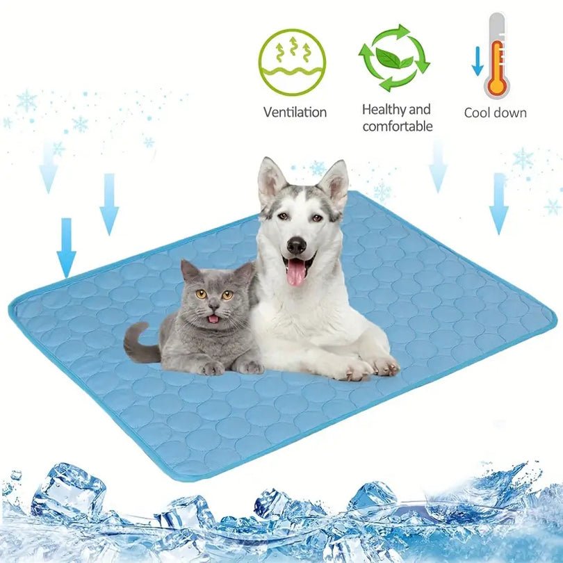 Dog Cooling Mat Summer Pets Cold Bed Extra Large For Small Big Dogs Pet Accessories Cat Durable Blanket Sofa Cat Ice Pad Blanket Pet Products - More4LessLB