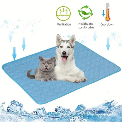 Dog Cooling Mat Summer Pets Cold Bed Extra Large For Small Big Dogs Pet Accessories Cat Durable Blanket Sofa Cat Ice Pad Blanket Pet Products - More4LessLB