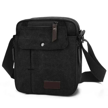 Unisex Crossbody Bags Canvas Phone Tablet PC Shoulder