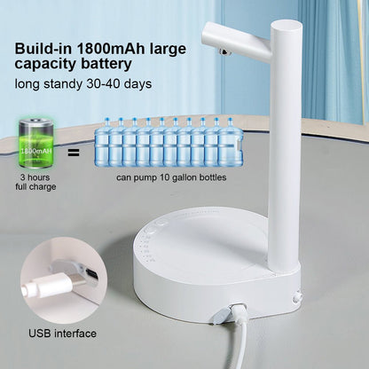 Portable USB Rechargeable Water Dispenser Pump – Smart Automatic Bottle Pump - More4LessLB