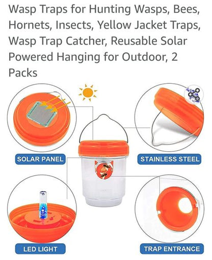 Hornets & Wasps UV Trap features