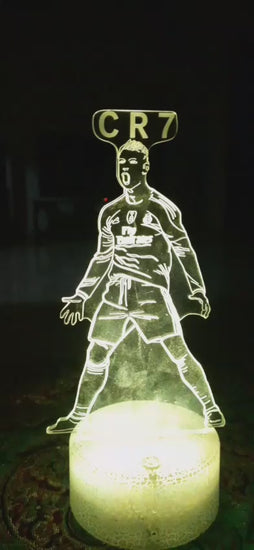 Cristiano Ronaldo CR7 LED lamp multi-color for bedroom

Lionel Messi LED night lamp with remote control

Multi-color football star LED light powered by USB

Touch control football lamp featuring Ronaldo and Messi

Stylish office LED lamp with famous football heroes